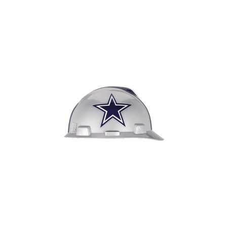 Msa Safety HARDHAT CAP, V-GARD, 1-TOUCH, NFL DALLAS COWBOYS,  818392